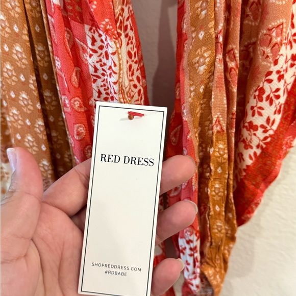 SOLD - NWT AURA Patchwork Dress - Picture 4 of 5